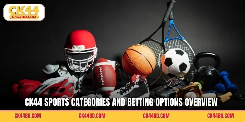 CK44 sports categories and betting options overview